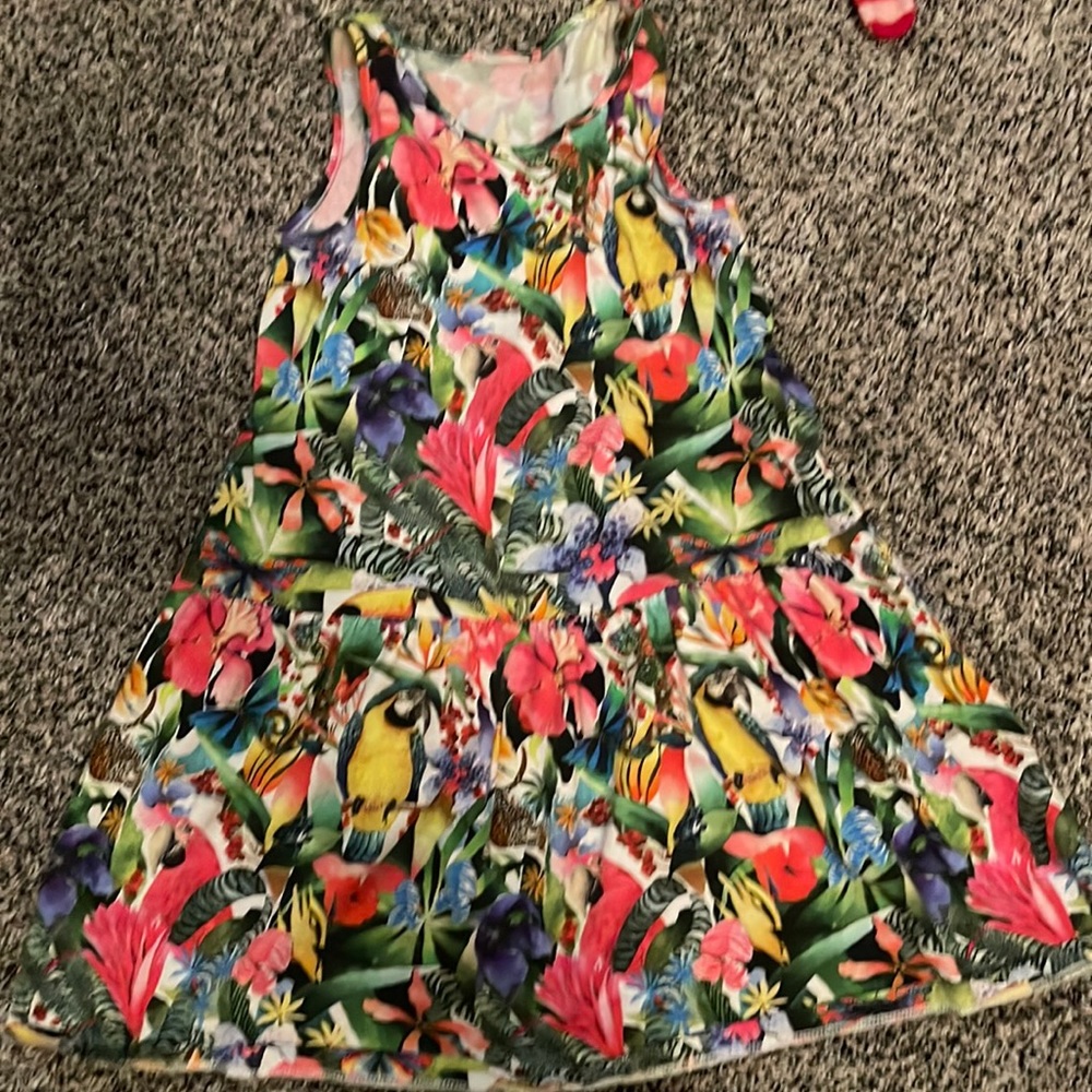 Girls safari summer dress